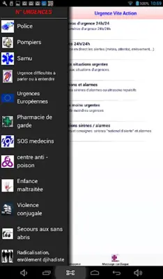 Urgence Vite Action U.V.A (avec alertes) android App screenshot 5